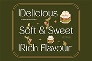 ALMOND MILK - Cute Display Font, a Sans Serif Font by Artflorara (Thumbnail 6 of 15)