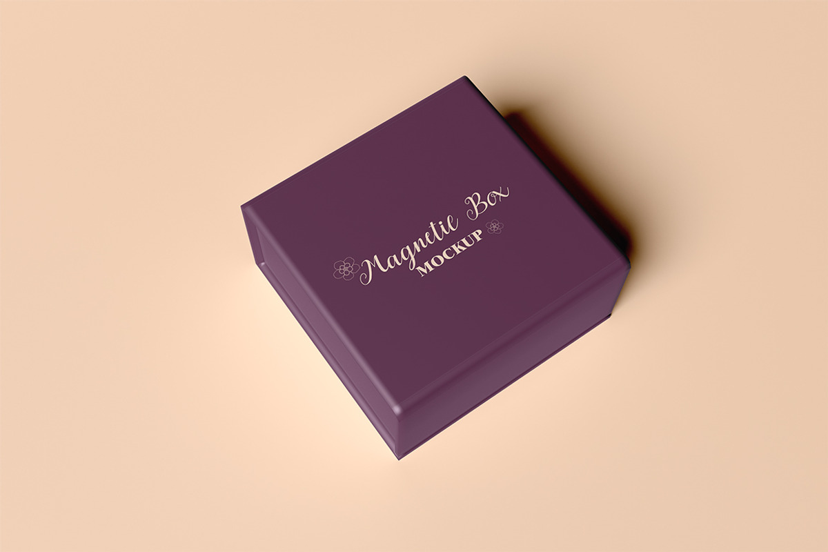 Magnetic Box Mockup, a Product Mockup by xavier_studio (Photo 4 of 5)