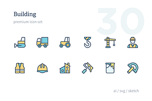 Building Icon Set