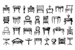 Doodle Style Antique Victorian, an Object Illustration by LadadikArt
