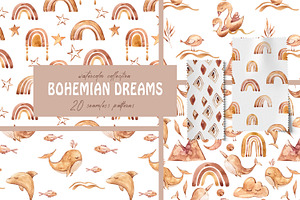 SALE! Bohemian  seamless patterns