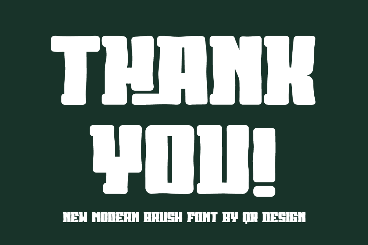 Sport Sobenor Brush, a Handwritten Font by QR Design Studio (Photo 8 of 8)