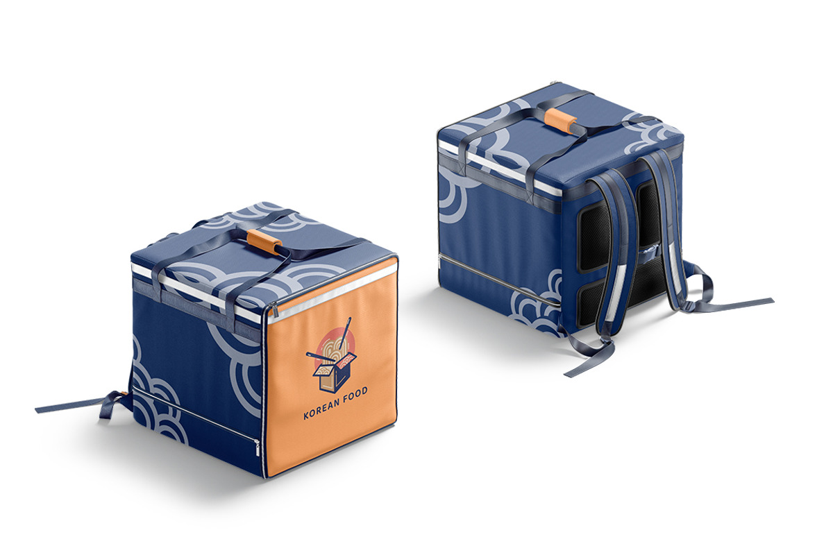 Delivery Bag Mockups, a Cups & Container Mockup by rebrandy (Photo 5 of 9)
