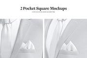 Pocket Square Mockups, an Apparel Mockup by rebrandy (Thumbnail 2 of 8)