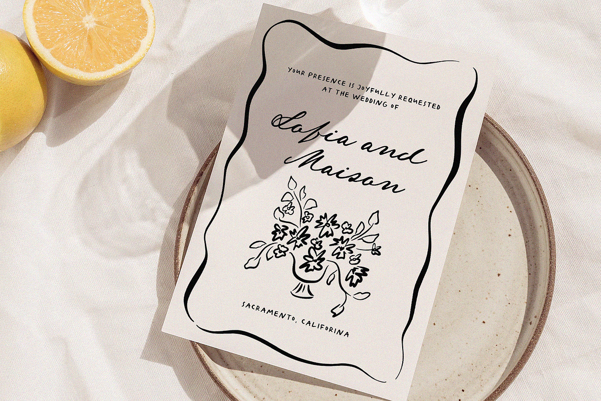 Whimsical Wedding Illustrations SVG, an Illustration by Calamar Studio (Photo 10 of 33)