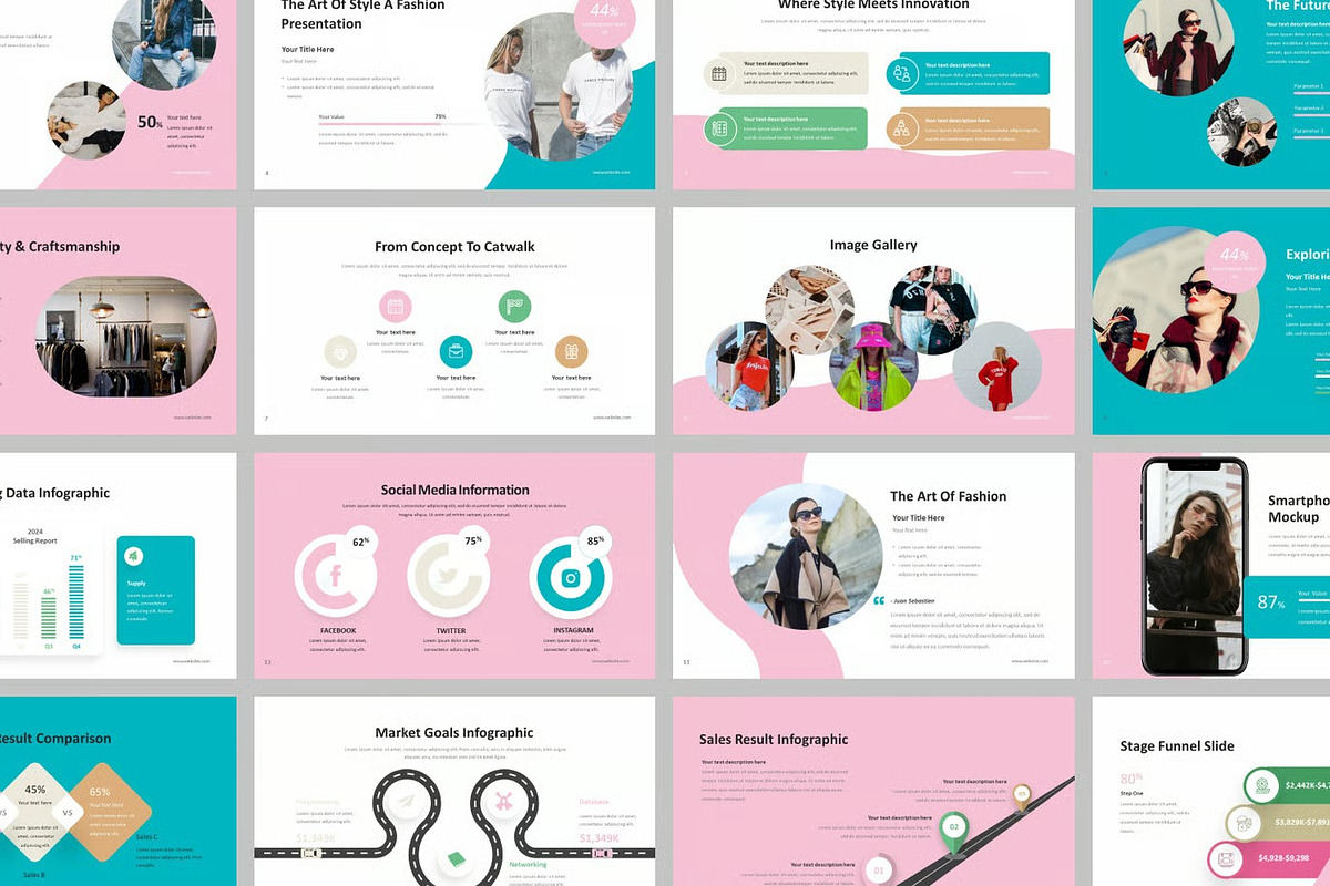 Fashion Beauty Powerpoint Templates, a Presentation Template by Fit-tee (Photo 2 of 2)