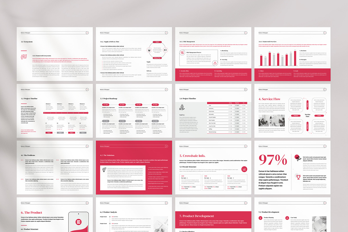 White Paper | Canva, Word, InDesign, a Brochure Template by Orcshape Studio (Photo 15 of 16)