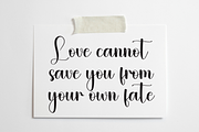 Mockup | Script Font, a Handwritten Font by Scratchones (Thumbnail 3 of 8)