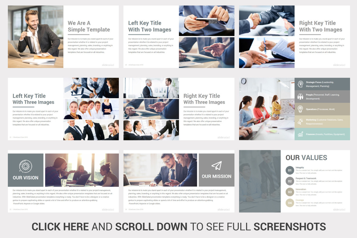 Simplicity Best PowerPoint Template, a Presentation Template by SlideSalad (Photo 7 of 39)