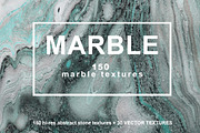 Marble stone textures + vector, a Background Graphic by harmonia_green_art (Thumbnail 1 of 4)