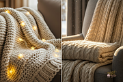 Winter Blanket Mockup 100 JPG, a Household Mockup by KennedyStudio (Thumbnail 5 of 16)