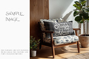 Armchair Upholstery & Pillow Mockups, a Mockup by mock-ups (Thumbnail 9 of 22)