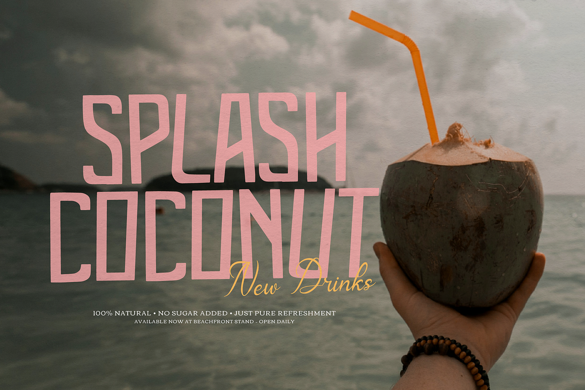 Sunwave Tropika Bay Hand Drawn Duo, a Handwritten Font by gracetype_studio (Photo 6 of 12)