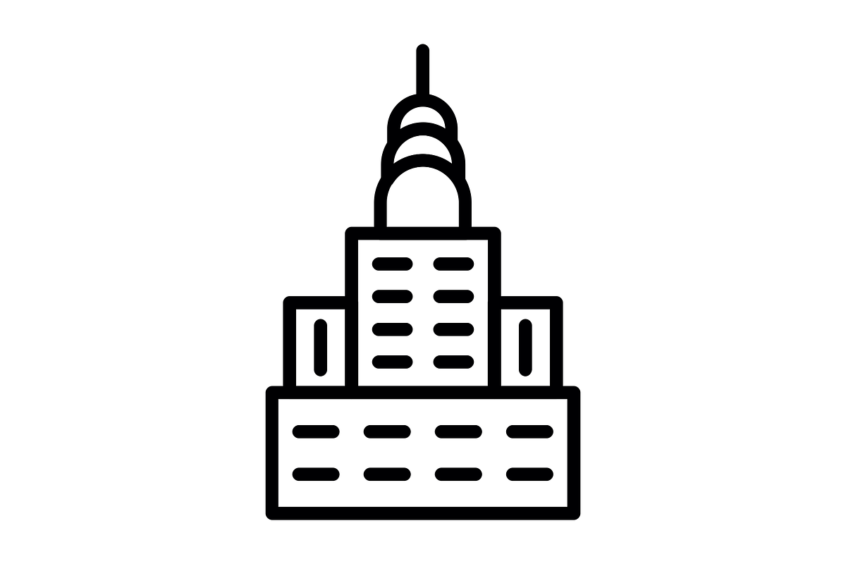Chrysler Building Line Icon, an Icon by Pexelpy (Photo 2 of 2)