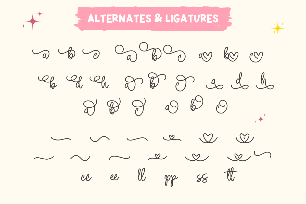 Rainbow Island - Font Duo, a Script Font by Silverdav (Photo 7 of 12)