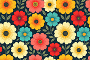 Background Fall Floral, a Decorative Illustration by Sharon Schwalbe (Thumbnail 5 of 5)