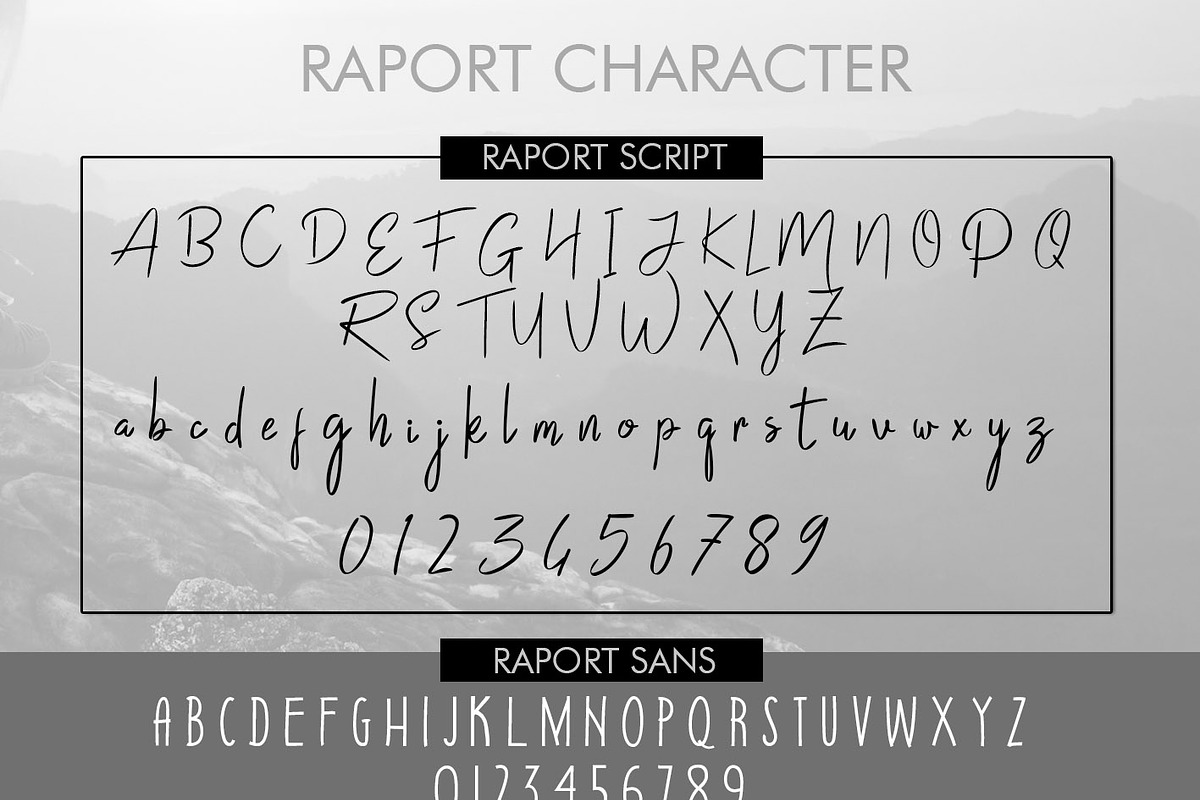 Raport Script (Duo Font + Extra) preview 7
