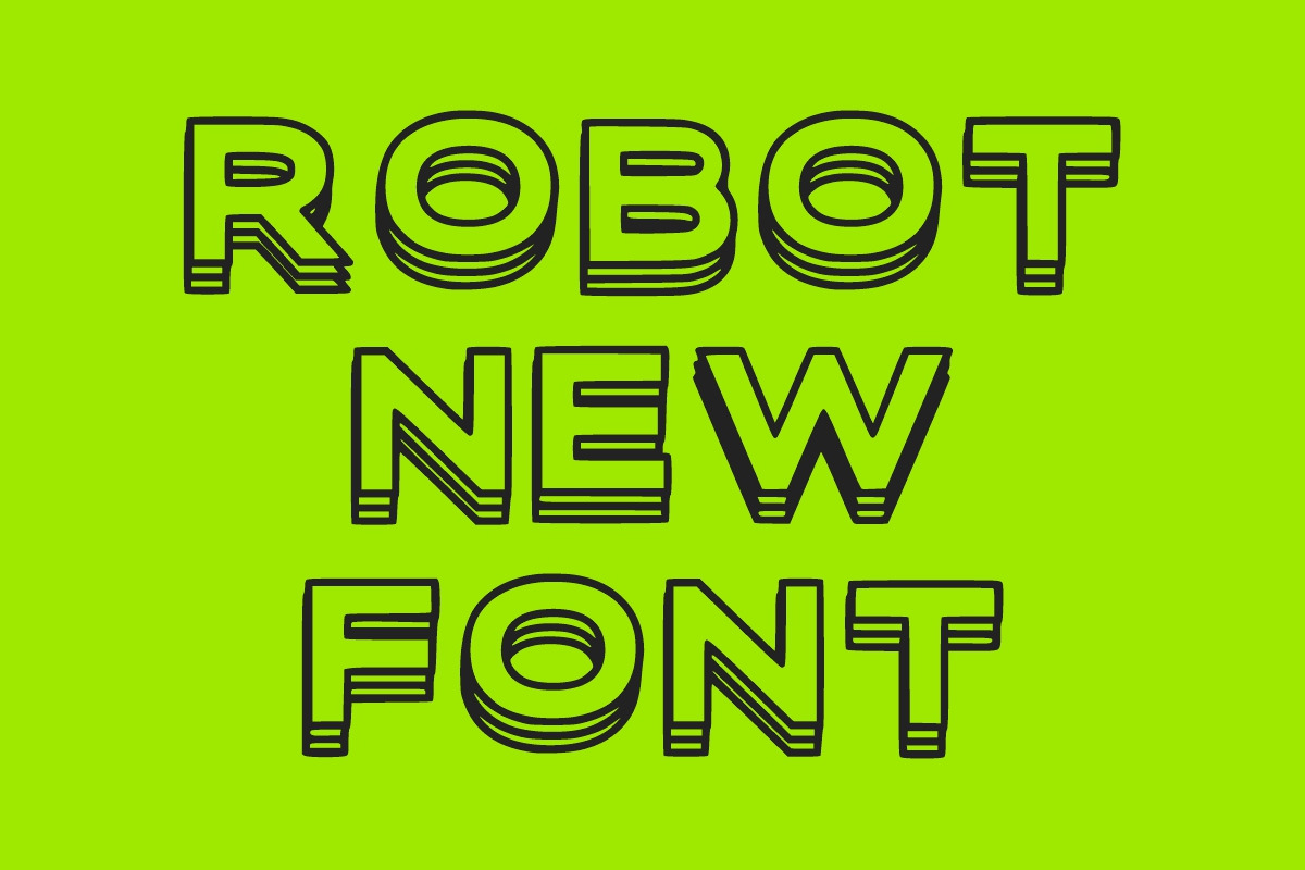 Best Font 3D, a Sans Serif Font by Fourteen Letter (Photo 7 of 9)