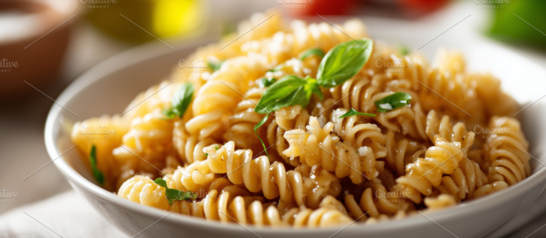 Simple and delicious fusilli pasta, a Food & Drink Photo by MistyDay