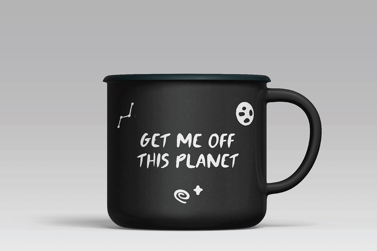 Outer Space Font + Graphic Kit, a Font by Forth and Wild (Photo 7 of 8)