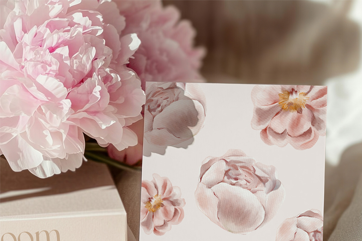 Timeless Blossoms_Watercolor Clipart, an Object Graphic by NikiArts (Photo 4 of 12)