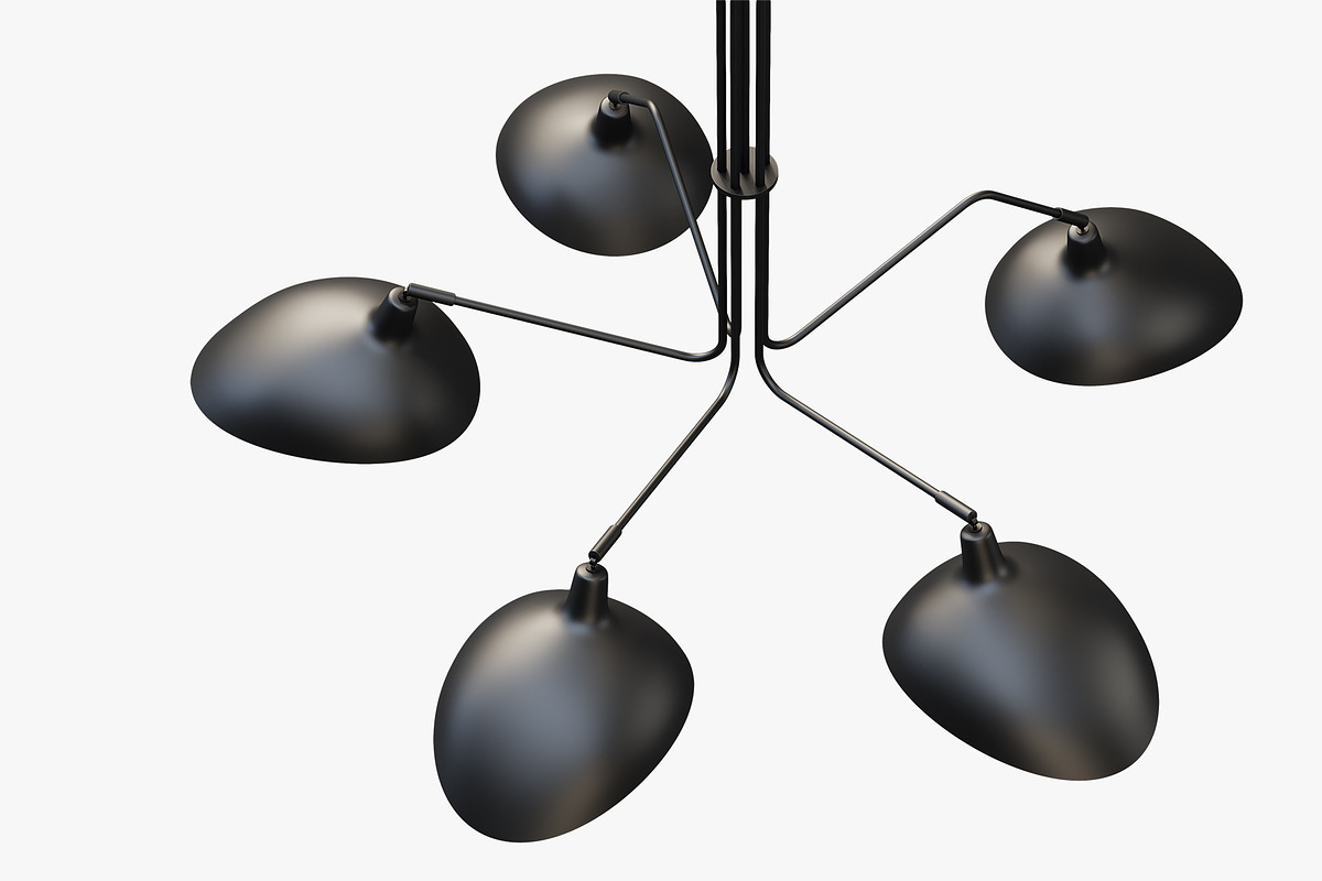 Joybird Juno Chandelier, a Light 3D Model by 3dmitruk (Photo 5 of 10)