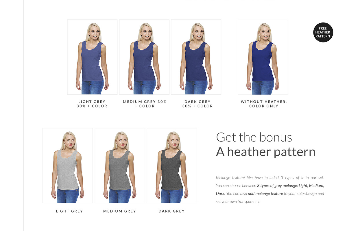 Women Tank Mock-ups Set FREE DEMO, a Books & Magazine Mockup by Apparel_Mockups (Photo 15 of 24)