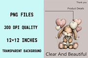 Whimsical Easter Bunny Clipart Bundl, an Illustration by SVGArt (Thumbnail 5 of 7)