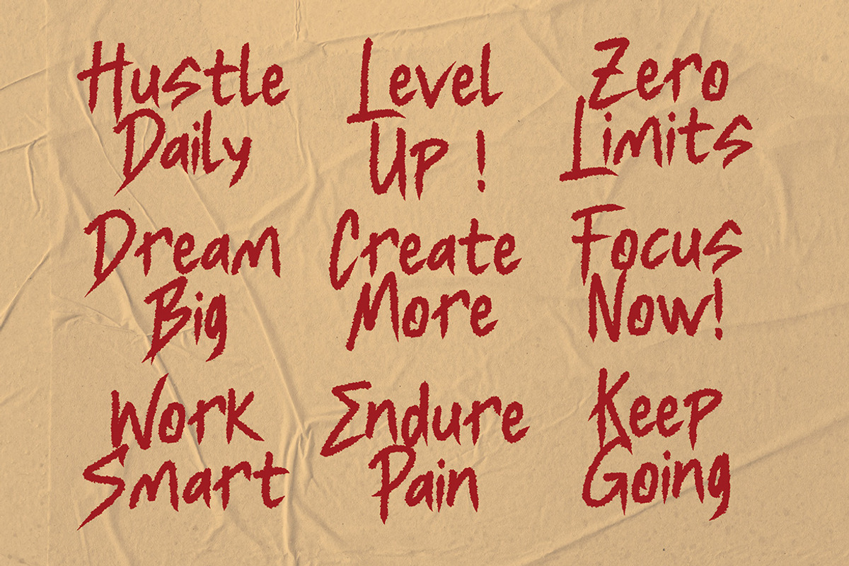 Saxohan Brush, a Handwritten Font by Eltypesstudio (Photo 5 of 10)