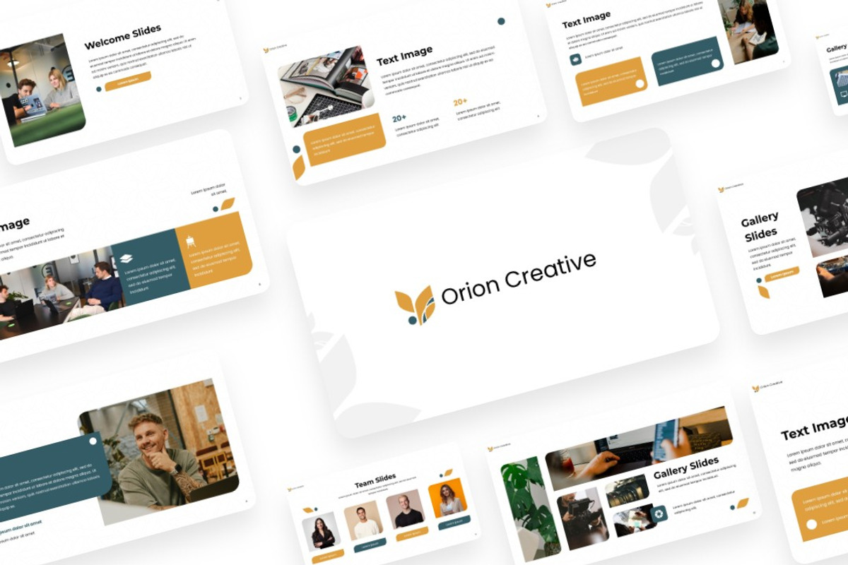 Orion Creative Presentation, a Presentation Template by Interpitch (Photo 1 of 9)