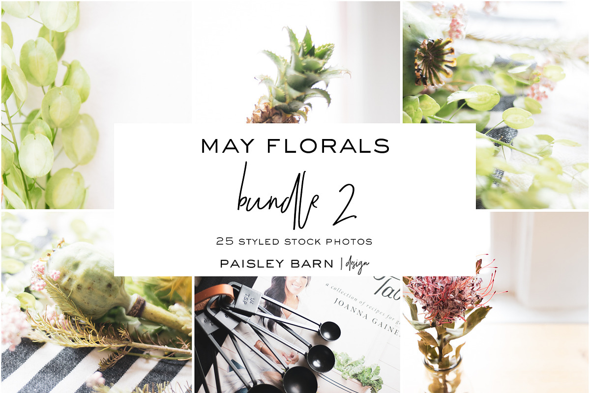 May Florals Bundle 2, a Household Mockup by Paisley Barn Design (Photo 1 of 6)