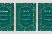 Art Deco Wedding Invitation Template, an Invitation Template by BrandPacks (Thumbnail 4 of 7)