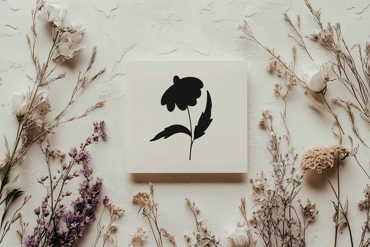 Wildflowers Silhouettes SVG, an Object Graphic by Dervik Art Store (Photo 5 of 7)