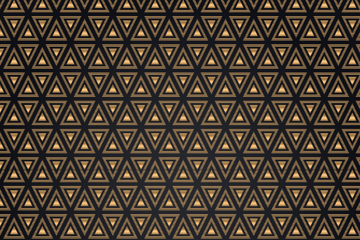Golden Geometric Backgrounds, a Pattern Graphic by CreativesCastle (Photo 3 of 6)