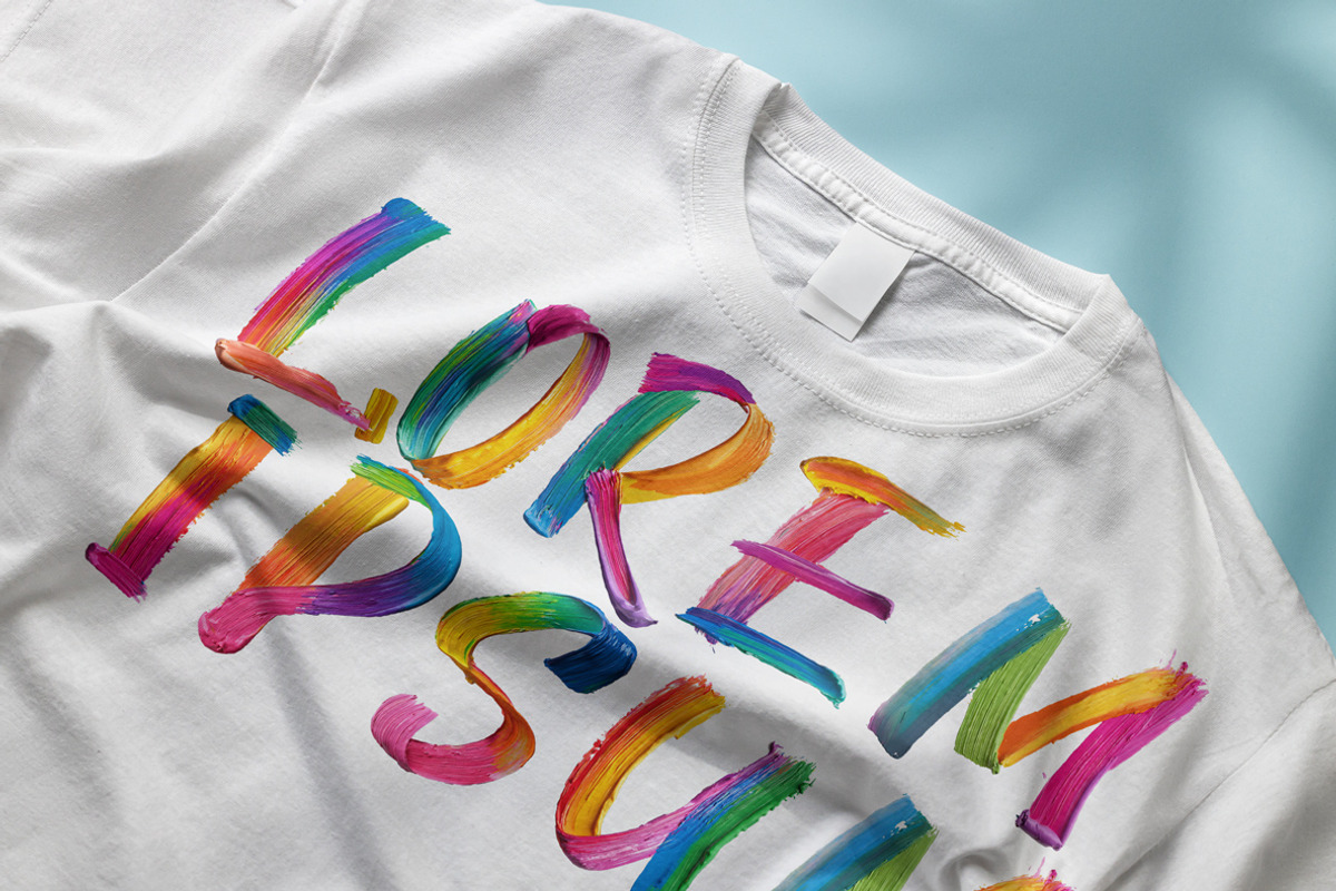 Rainbow Brush Font, a Handwritten Font by Handmadefont (Photo 4 of 11)