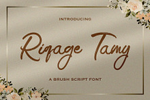 Riqage Tamy - Brush Script Font