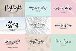 Handlettered Font Bundle