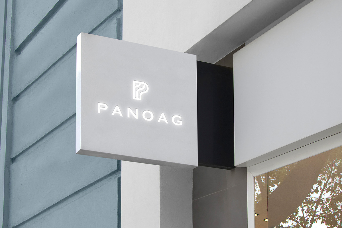 Logo Mockup Modern White Sign, a Product Mockup by Asylab (Photo 3 of 5)