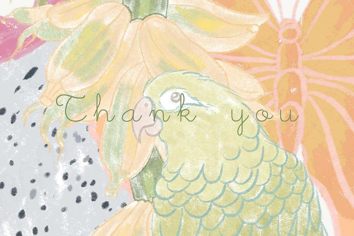 Solana tropical whimsy clipart, an Object Graphic by mila_leev (Photo 10 of 10)