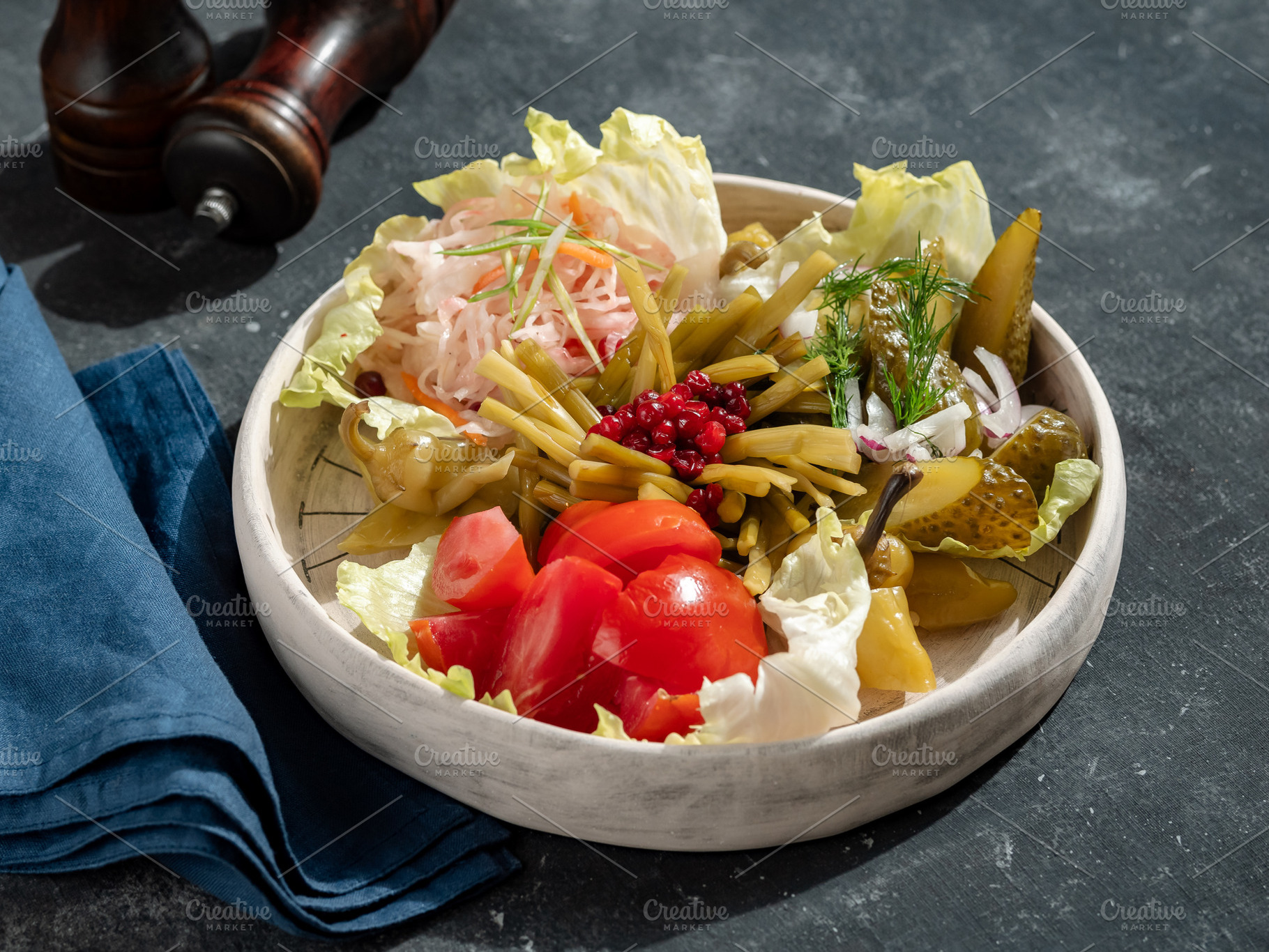 Assorted Pickled Vegetables, a Food & Drink Photo by Fascinadora