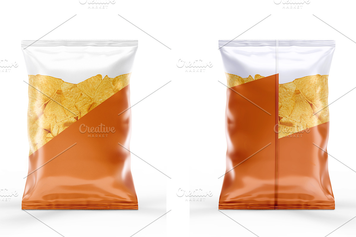 Clear Plastic Bag With Nachos Mockup, a Product Mockup by Moonlight Creative (Photo 3 of 7)