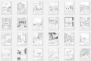 237 Cute Dog Coloring Pages Vector, an Animal Illustration by Blue Digital Studio (Thumbnail 9 of 9)