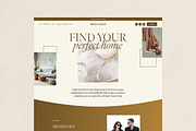 Squarespace Template: Arch&Gold, a Squarespace Template by Applet Studio (Thumbnail 3 of 6)