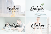 Kinsley // Elegant Font, a Script Font by Nissa Studio (Thumbnail 2 of 12)