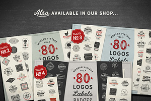 80 Modern Vintage Logos Vol 1