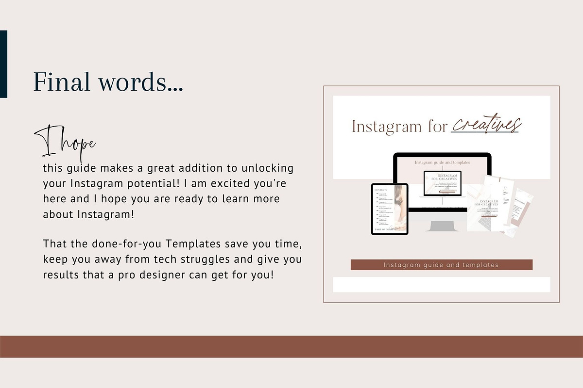 Instagram DIY Templates + Guide, a Social Media Template by Brand & Palms (Photo 10 of 10)