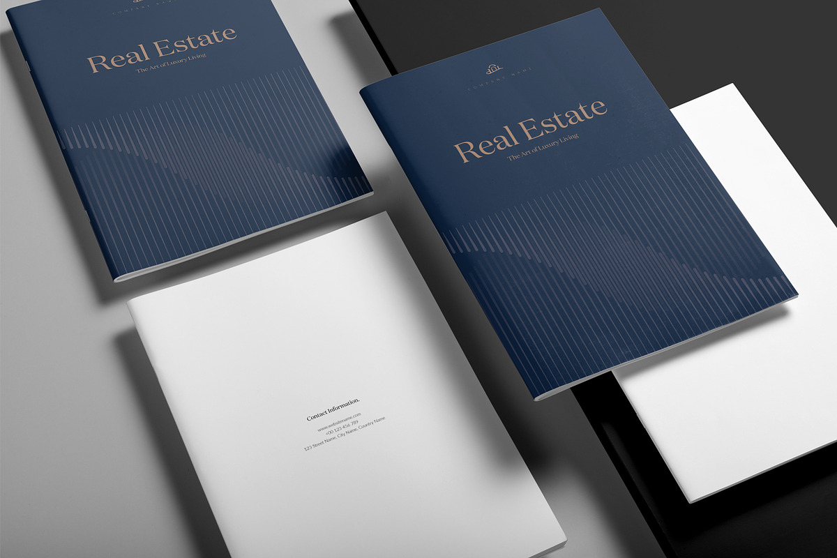 Luxury Real Estate Brochure Template, a Brochure Template by DesignCrest (Photo 12 of 14)