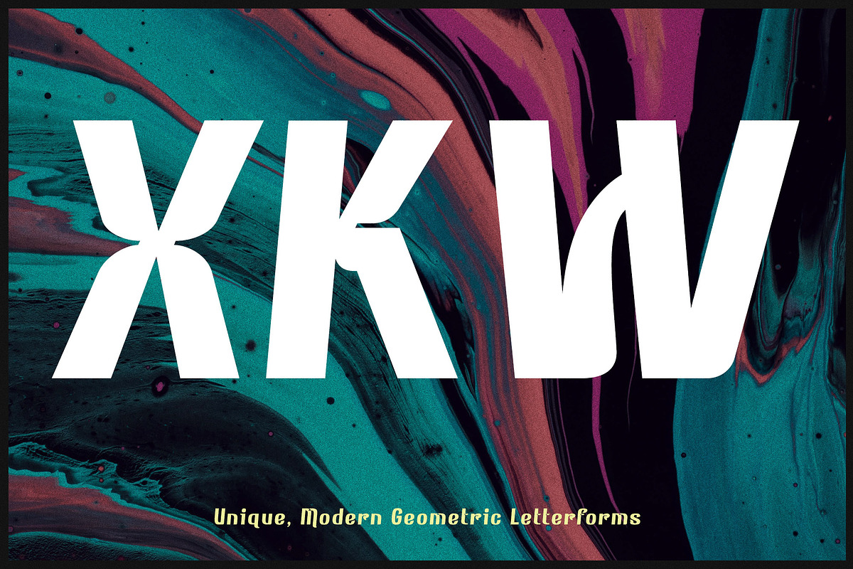 Asheboro | Groovy Retro Modern Font, a Sans Serif Font by Parker Creative (Photo 3 of 7)