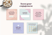 Self-Care Instagram Canva Templates, a Social Media Template by ClementineCreative (Thumbnail 3 of 7)