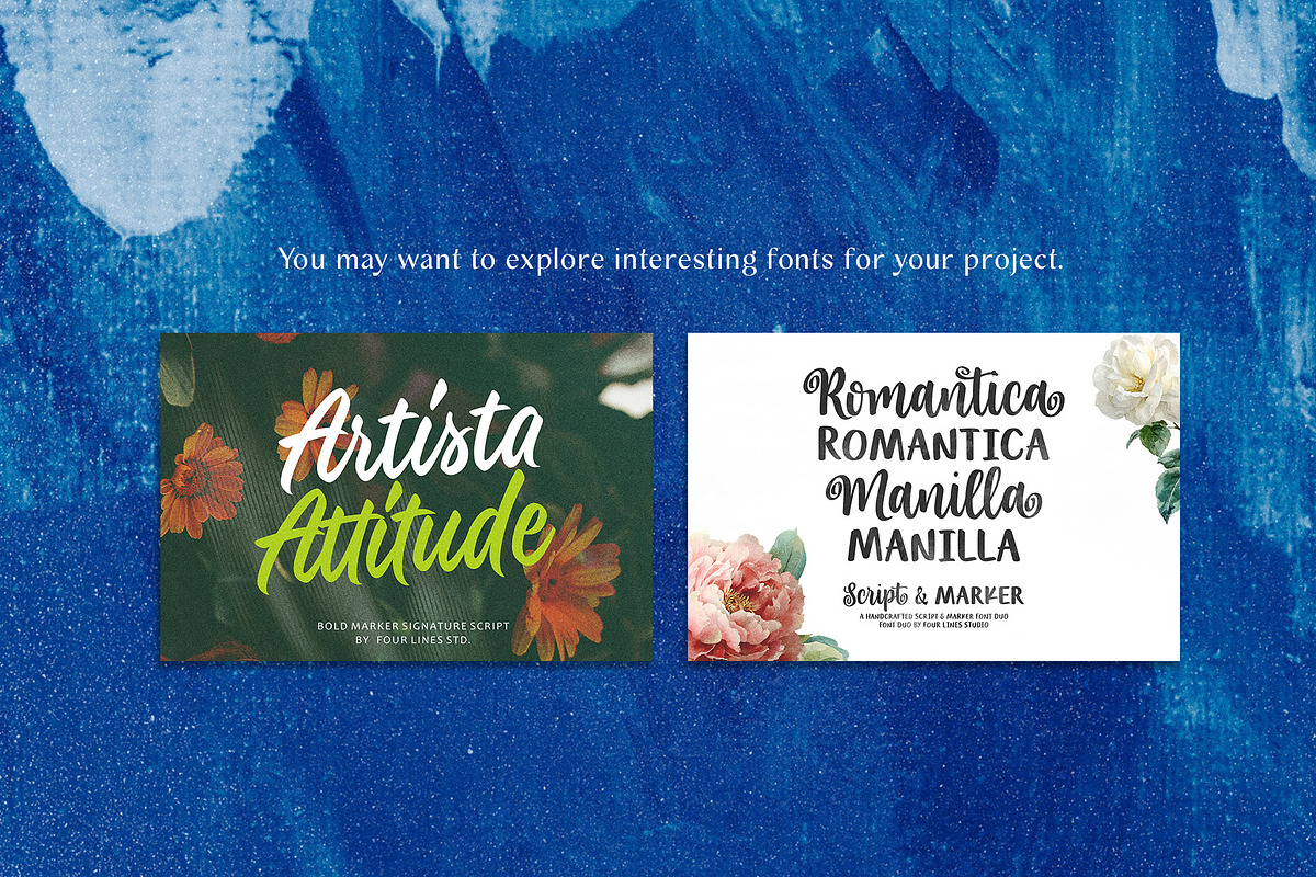 Peach Panturas – Expressive Handwri, a Handwritten Font by Four Lines Std. (Photo 11 of 11)